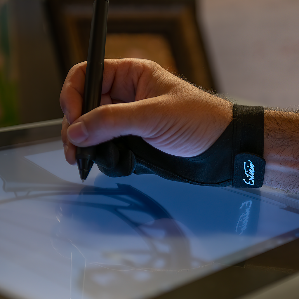 Tablet Drawing Glove - Black - Drawing Glove - Wacom Glove - iPad